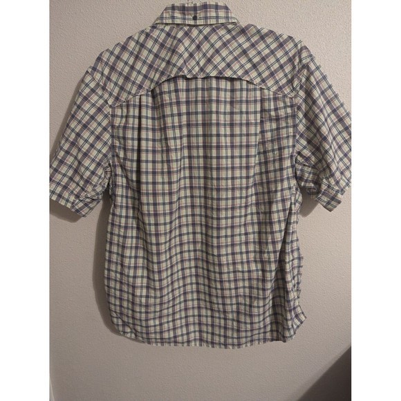 Alaskan Hardgear Plaid‎ Short Sleeve Button Up Casual Mens Size Large - Picture 2 of 4